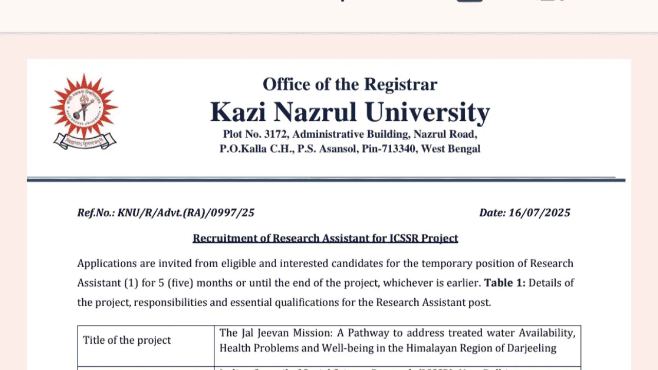 KNU Recruitment 2025