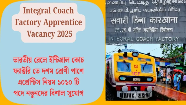 ICF Apprentice Vacancy 2025