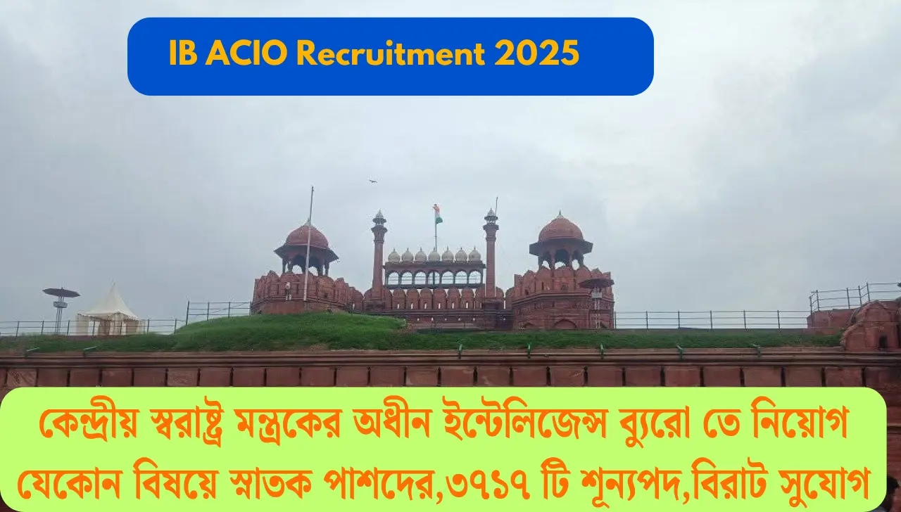Intelligence Bureau ACIO Recruitment 2025
