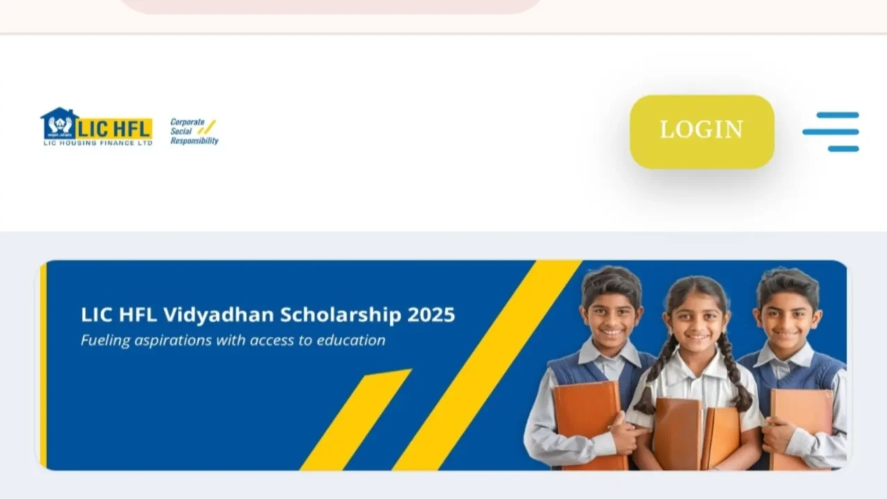 LIC HFL VIDYADHAN SCHOLARSHIP 2025