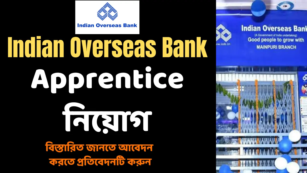 Indian Overseas Bank Apprentice Vacancy 2025