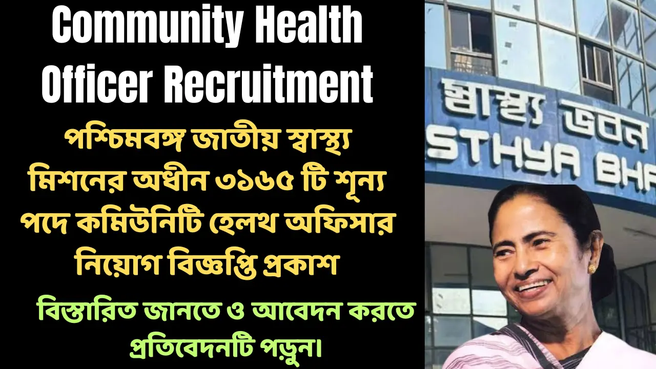 West Bengal CHO Recruitment 2025