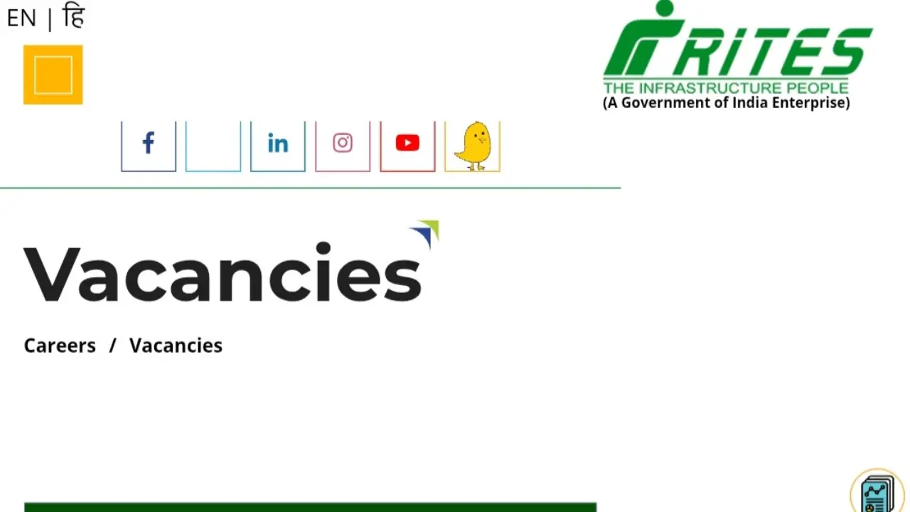 RITES Senior Technical Assistant Vacancy 2025