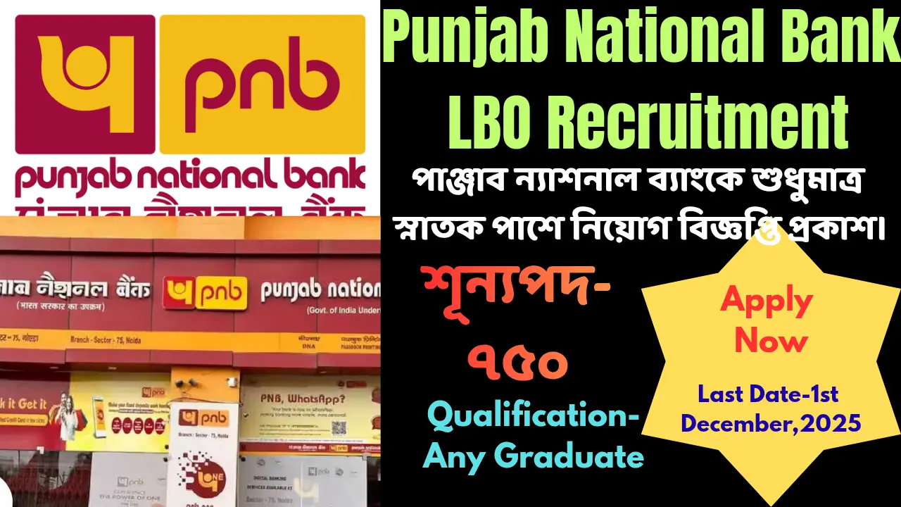 Punjab National Bank LBO Recruitment 2025